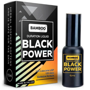 Chai Xịt Kéo Dài Thời Gian Bamboo Delay Black Power 15ml